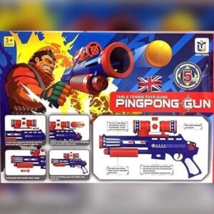 Table Tennis Ball Gun Toy Set | Interactive Ping Pong Launcher Shooting Game for Kids | Bowling Competition Toy with Foam Balls & Pins for Indoor Fun | Safe Sports Action Toy for Toddlers Age 3+ - Image 4