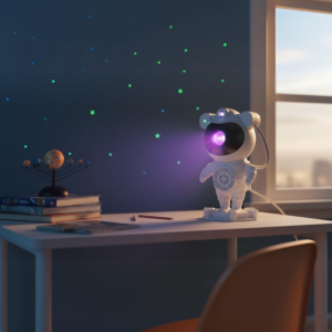 Spaceman Astronaut Star Projector & Bluetooth Speaker | 2-in-1 Galaxy Nebula Night Light with 360° Rotating Head | Interactive Aurora Projector for Bedroom, Gaming Room & Home Decor | Smart Space Theme Lamp with Music Speaker - Image 3
