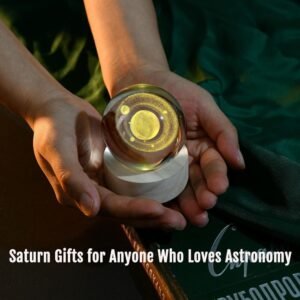 3D Jupiter Crystal Ball Night Light | Laser Engraved Planet Glass Orb with USB Wooden Base | LED Astronomy Lamp & Space-Themed Decor - Image 4