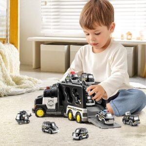 5 IN 1 POLICE TRUCKS BOY TOYS FOR 3-5 YEAR OLD TODDLERS - Image 3