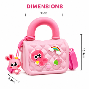 Nikoniko Kids Sling Bag | Cute Bear Crossbody Purse - Image 3