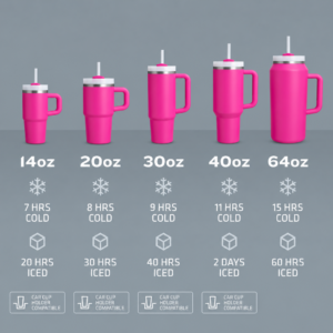 Stanley STNXV1401 Vacuum Insulated Tumbler with Handle | Stainless Steel Travel Mug with Magical Unicorn Design, Straw Lid & Comfort-Grip Handle | Premium Reusable Water Bottle for Kids & Teens (Vibrant Pink) - Image 3