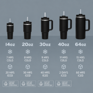 Stanley STNXV1401 Vacuum Insulated Tumbler with Handle | Stainless Steel Travel Mug with Comfort-Grip Handle & Straw Lid | Premium Reusable Water Bottle for Office, Gym & Travel β Stealthy Matte Black Edition - Image 3