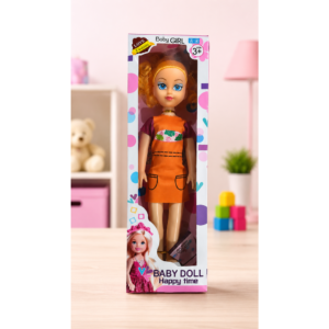 Fashion Baby Doll for Girls | Stylish Dress-Up Doll with Soft Hair & Accessories | Roleplay Toy Gift for Kids Aged 3+ Years - Image 3