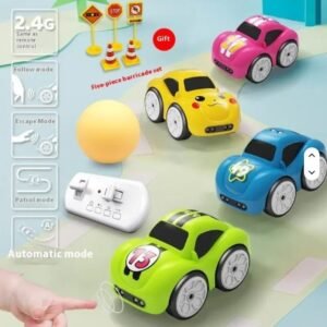 Magic Induction RC Sensor Car for Kids | Smart Gesture Control Toy with Follow-Me Mode, Obstacle Avoidance, LED Lights & Music | Interactive Rechargeable Cartoon Car Gift for Boys & Girls (Yellow) - Image 4