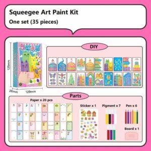 Rainbow Squeeze Art Kit for Kids - Image 3