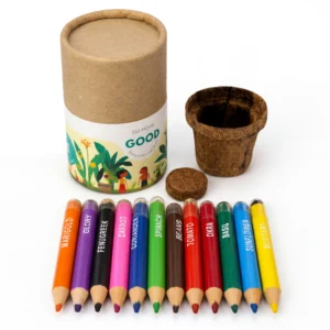 Color Plant Grow Kit (GIY) - 12 coloring seed pencils - Image 1