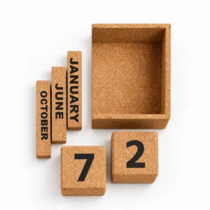Cork Block Calendar - Image 6