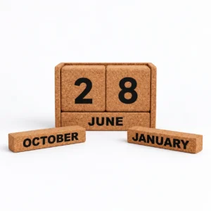 Cork Block Calendar - Image 5
