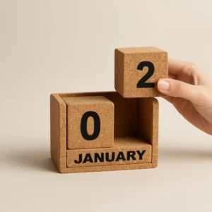 Cork Block Calendar - Image 2