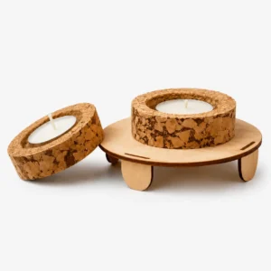Floating Cork Diya (Set of 2) - Image 3