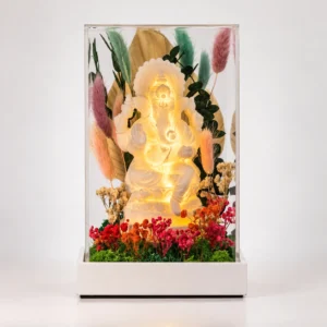 Forest Terrarium 9x5 (Lighting) with Ganesha - Image 3