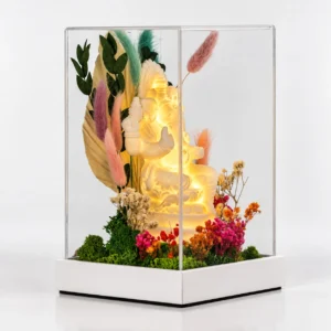 Forest Terrarium 9x5 (Lighting) with Ganesha - Image 2