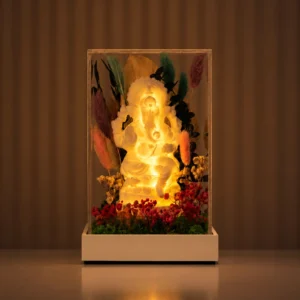 Forest Terrarium 9x5 (Lighting) with Ganesha - Image 1
