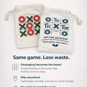 Tic Tac Tote (Red+Green) - Image 3