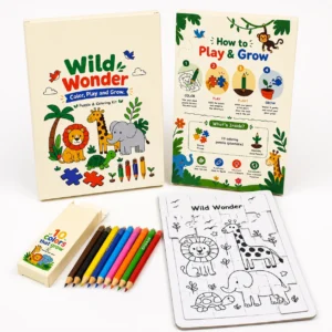 Wild Wonder Puzzle & Plantable Pencil Kit - Image 1